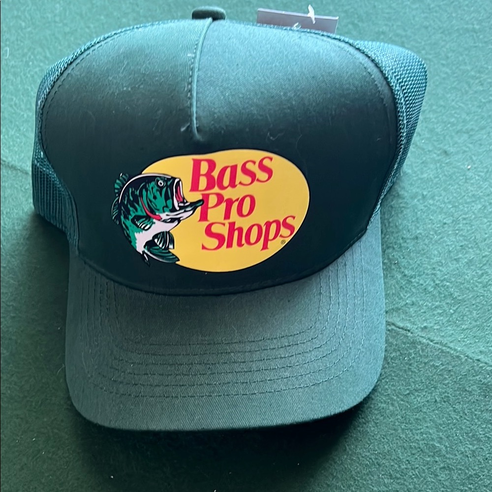 Bass Pro Shops Green Fishing Cap